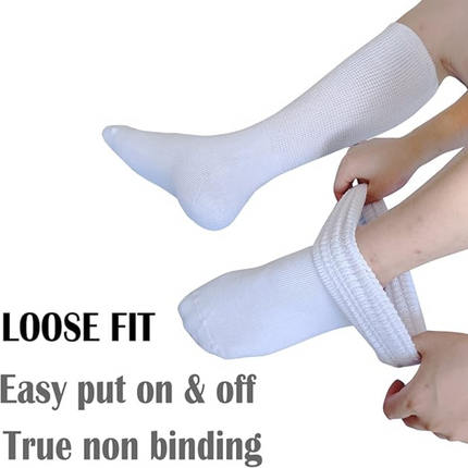 Max Comfort | Extra Wide Diabetic Socks with Non-Restrictive Fit | Ideal for Swollen Feet and Legs 1