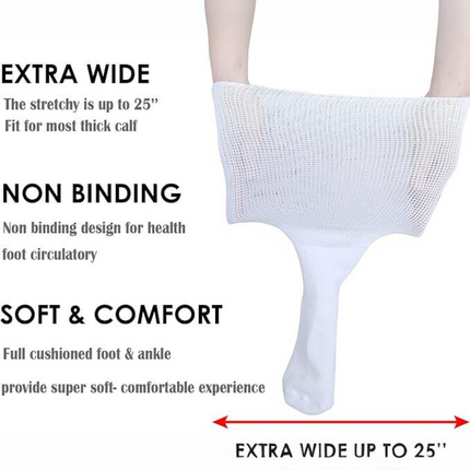 Max Comfort | Extra Wide Diabetic Socks with Non-Restrictive Fit | Ideal for Swollen Feet and Legs 5