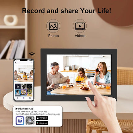 Memora | WiFi Digital Photo Frame with 25.6 cm IPS HD Touchscreen | Instant Sharing for Cherished Memories 3
