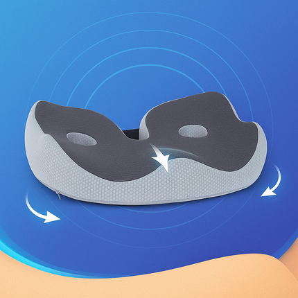 Memory Foam Seat Cushion | Ergonomic Design with Adjustable Support for Healthy Posture 2