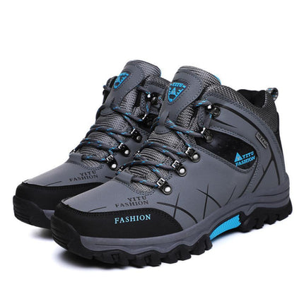 Men's Hiking Boots with Fleece Lining | Waterproof & Non-Slip for Ultimate Winter Comfort 0