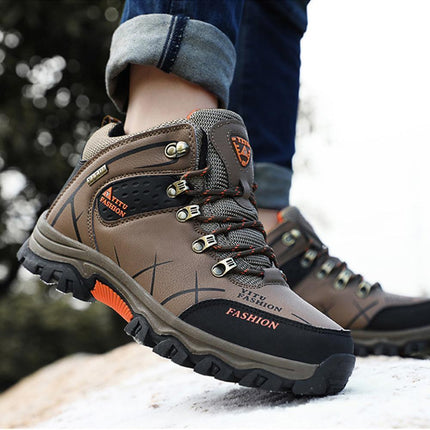 Men's Hiking Boots with Fleece Lining | Waterproof & Non-Slip for Ultimate Winter Comfort 2