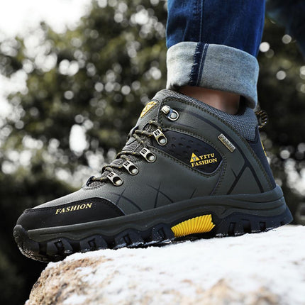 Men's Hiking Boots with Fleece Lining | Waterproof & Non-Slip for Ultimate Winter Comfort 6