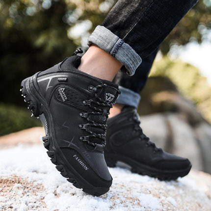 Men's Hiking Boots with Fleece Lining | Waterproof & Non-Slip for Ultimate Winter Comfort 7