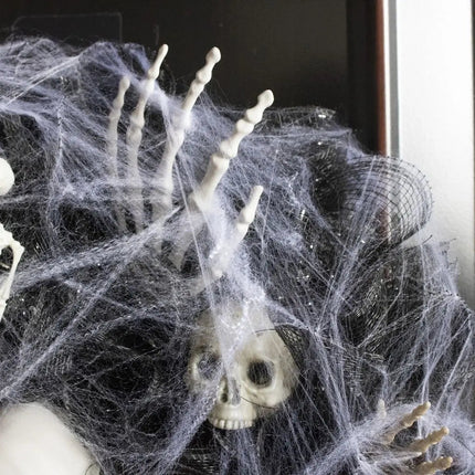 Halloween Garland with Skeleton Decorations, Halloween Decorations for Door and Wall
