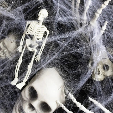 Halloween Garland with Skeleton Decorations, Halloween Party Decor