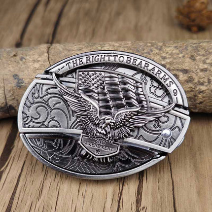 Western Belt Buckles for Men, Oval Cowboy Belt Buckle – image 10