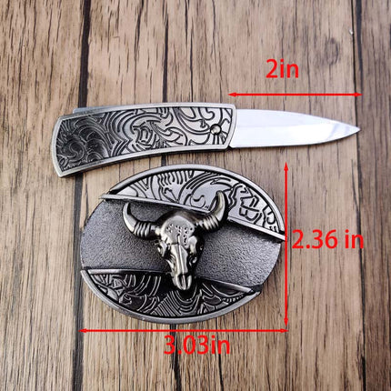Western Belt Buckles for Men, Oval Cowboy Belt Buckle – image 26