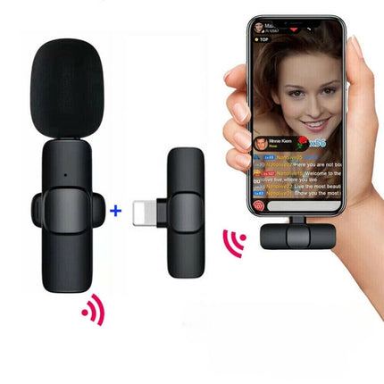 Ultra-Low Latency Wireless Microphone with Intelligent Noise Reduction | Easy Plug-and-Play for Live Broadcasts and Interviews