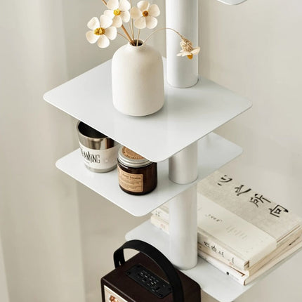 Mid-Century Bookshelf | 9-Tier Carbon Steel Display Rack for Stylish Storage 5