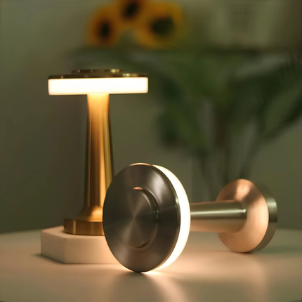 Mid-Century Modern Cordless LED Touch Lamp with Adjustable Brightness | Stylish Lighting for Any Space 6