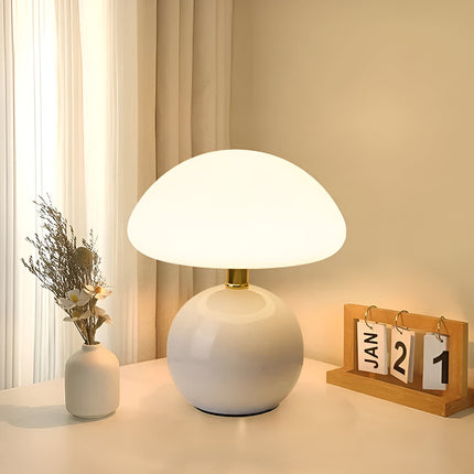 Mid-Century Modern | Decorative Lamp with Warm Ambient Light | Compact Design for Cozy Spaces 4