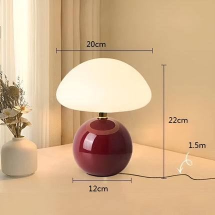 Mid-Century Modern | Decorative Lamp with Warm Ambient Light | Compact Design for Cozy Spaces 9