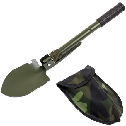 Trench Shovel, Tactical Military Folding Shovel, Entrenching Tool with Pick and Saw, Camping Digging Tool for Survival