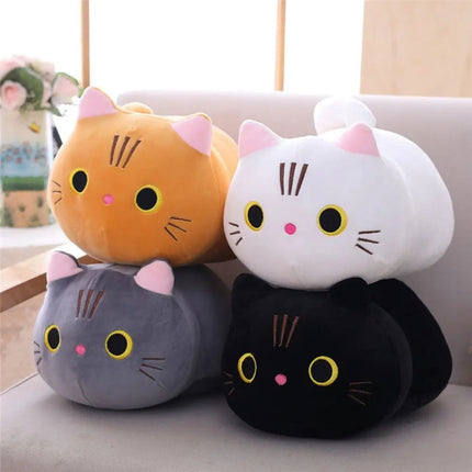 Cat Throw Pillow, Cute Cat Plush Toy