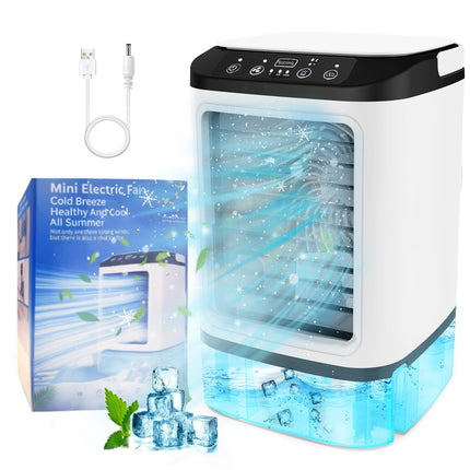 Mini Air Conditioner | 4-in-1 Portable AC with Fast Cooling & Adjustable Airflow | Ideal for Home, Office, and Travel 7