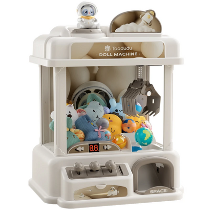 Mini Claw Machine | Coin Operated Arcade Game with Plush Prizes | Fun Gift for Kids 5