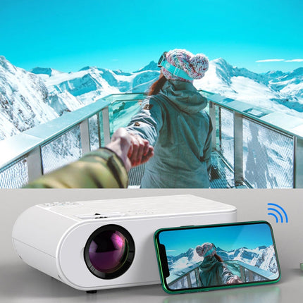 Portable Full HD Mini Projector with Screen Mirroring | Compact Entertainment System for Outdoor Movies