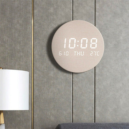 Minimalist Collection | Digital Wall Clock with Clear Display | Scandinavian Decor for Modern Interiors 1
