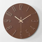 Minimalist Design | Modern Wall Clock with Frameless 3D Numerals | Silent Quartz Movement for Peaceful Timekeeping 0
