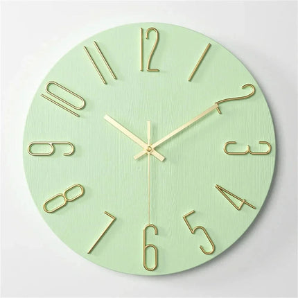 Minimalist Design | Modern Wall Clock with Frameless 3D Numerals | Silent Quartz Movement for Peaceful Timekeeping 5