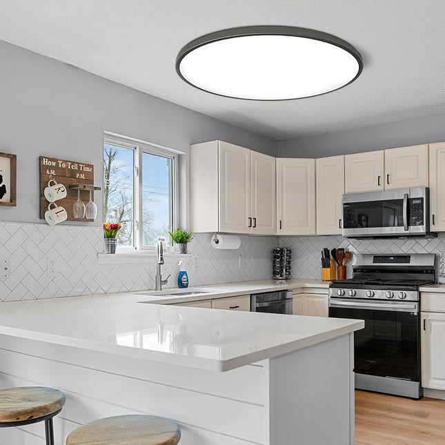 Minimalist Flush Mount Light | Ultra-Slim Design with Glare-Free Illumination | Versatile Lighting for Modern Interiors 0