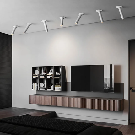 Minimalist Indoor Pendant Light | Directional Aluminum Track Style with Adjustable Beam for Contemporary Spaces 2