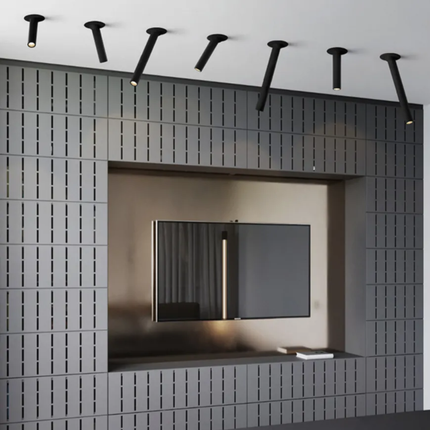 Minimalist Indoor Pendant Light | Directional Aluminum Track Style with Adjustable Beam for Contemporary Spaces 8
