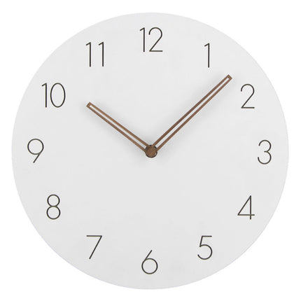 Minimalist Wall Clock | Silent Grey Dial with Copper Hands for Modern Decor 5