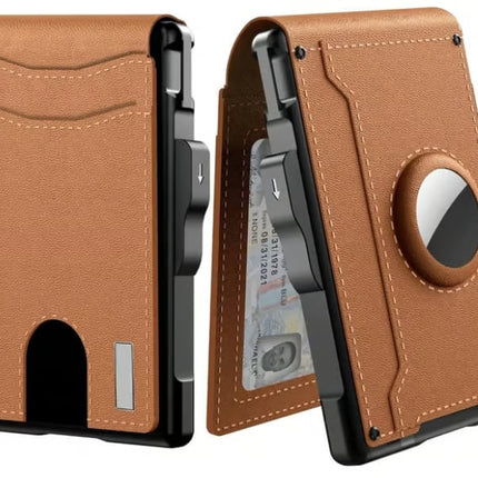 Minimalist Wallet | Slim Aluminum Money Clip with RFID Protection | Stylish Card Holder for Everyday Convenience 0