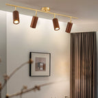 4 / White Light (6000K) / Walnut – 110 V–120 V for US/CA