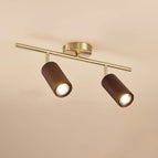 2 / White Light (6000K) / Walnut – 110 V–120 V for US/CA