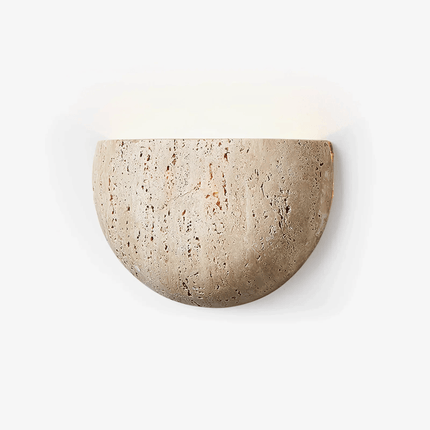 Minimalist | Wall Light Sconce with Textured Plaster Finish | Soft Ambient Illumination for Tranquil Spaces 5