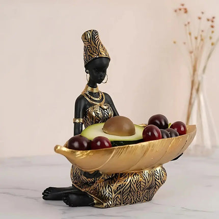 Decorative Tray, African Sculpture for Coffee Table Decor – image 7