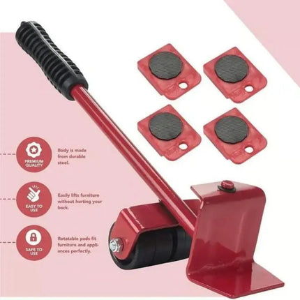 Furniture Lifter Set with 4 Wheels, Moving Dolly for Heavy Furniture and Appliances – image 4