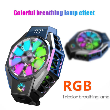 Mobile Fan | Clip-On Cooling Fan with Smart Temperature Display | Portable Solution for Mobile Devices 5