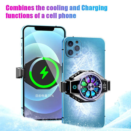 Mobile Fan | Clip-On Cooling Fan with Smart Temperature Display | Portable Solution for Mobile Devices 6