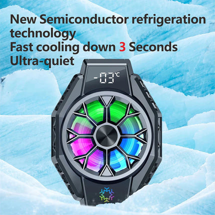 Mobile Fan | Clip-On Cooling Fan with Smart Temperature Display | Portable Solution for Mobile Devices 7