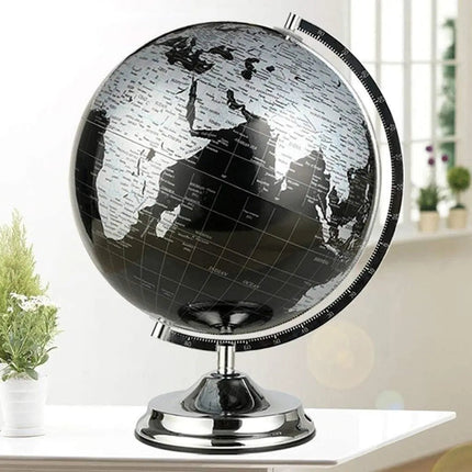 World Globe for Desk, World Map Globe with Metal Stand – image 6