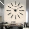 Modern Acrylic Wall Clock | Large Mirror Finish Design for Elegant Home Decor 0