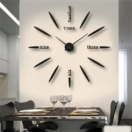 Modern Acrylic Wall Clock | Large Mirror Finish Design for Elegant Home Decor 1