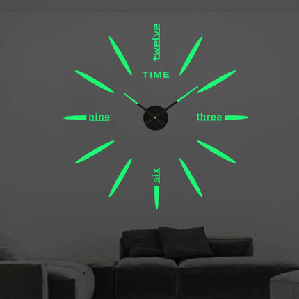 Modern Acrylic Wall Clock | Large Mirror Finish Design for Elegant Home Decor 2