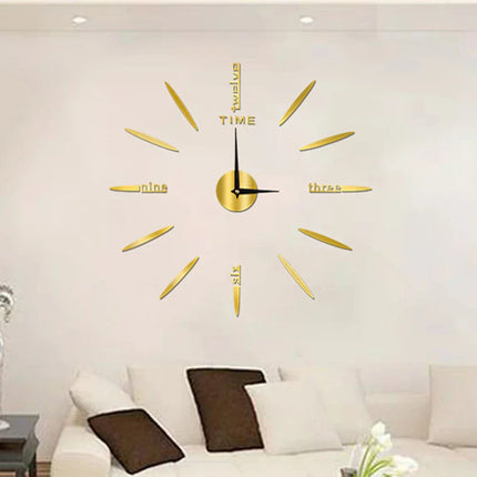 Modern Acrylic Wall Clock | Large Mirror Finish Design for Elegant Home Decor 7