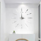Modern Acrylic Wall Clock | Large Mirror Finish Design for Elegant Home Decor 8