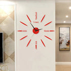 Modern Acrylic Wall Clock | Large Mirror Finish Design for Elegant Home Decor 9