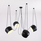 Modern Black Pendant Light with Drum Design | Stylish Kitchen Pendant Lighting for Ambient Illumination 0