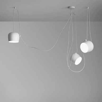 Modern Black Pendant Light with Drum Design | Stylish Kitchen Pendant Lighting for Ambient Illumination 3