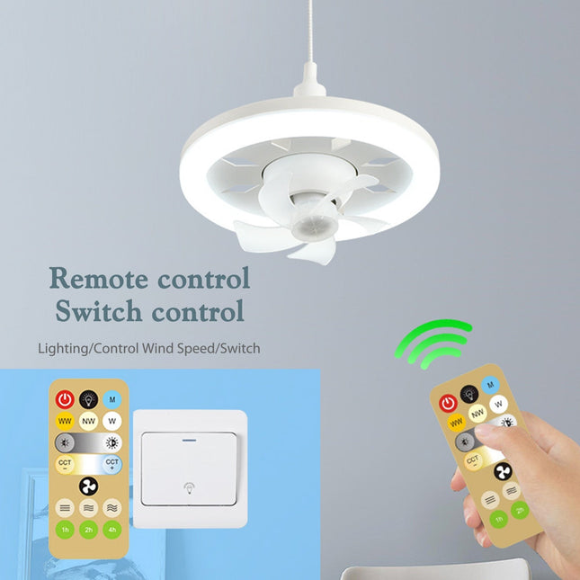 Modern Ceiling Fan Light with Remote Control & Dimmable Features | Stylish Design for Comfortable Indoor Atmosphere 1