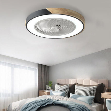 Modern Ceiling Fan with Integrated LED Light & Remote Control | Bladeless Design for Stylish Home Comfort 10