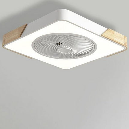 Modern Ceiling Fan with Integrated LED Light & Remote Control | Bladeless Design for Stylish Home Comfort 7